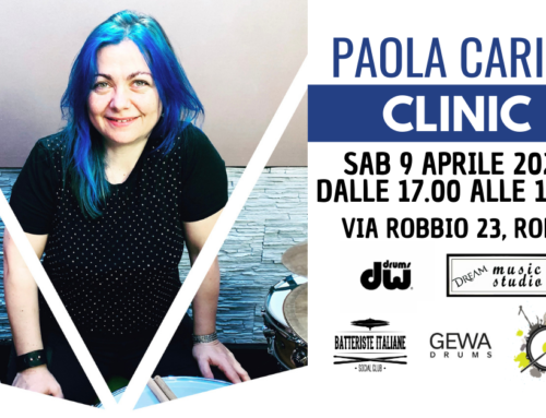 3# – Drum Days – clinic di Paola Caridi